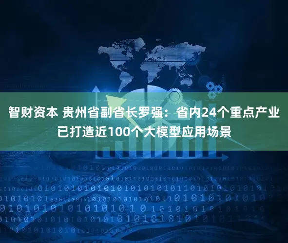 智财资本 贵州省副省长罗强：省内24个重点产业已打造近100个大模型应用场景