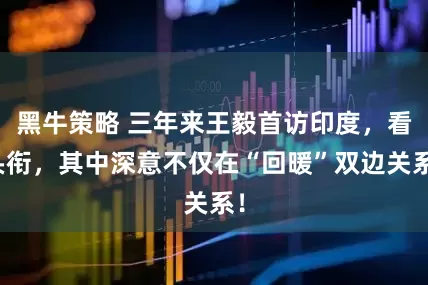 黑牛策略 三年来王毅首访印度，看头衔，其中深意不仅在“回暖”双边关系！